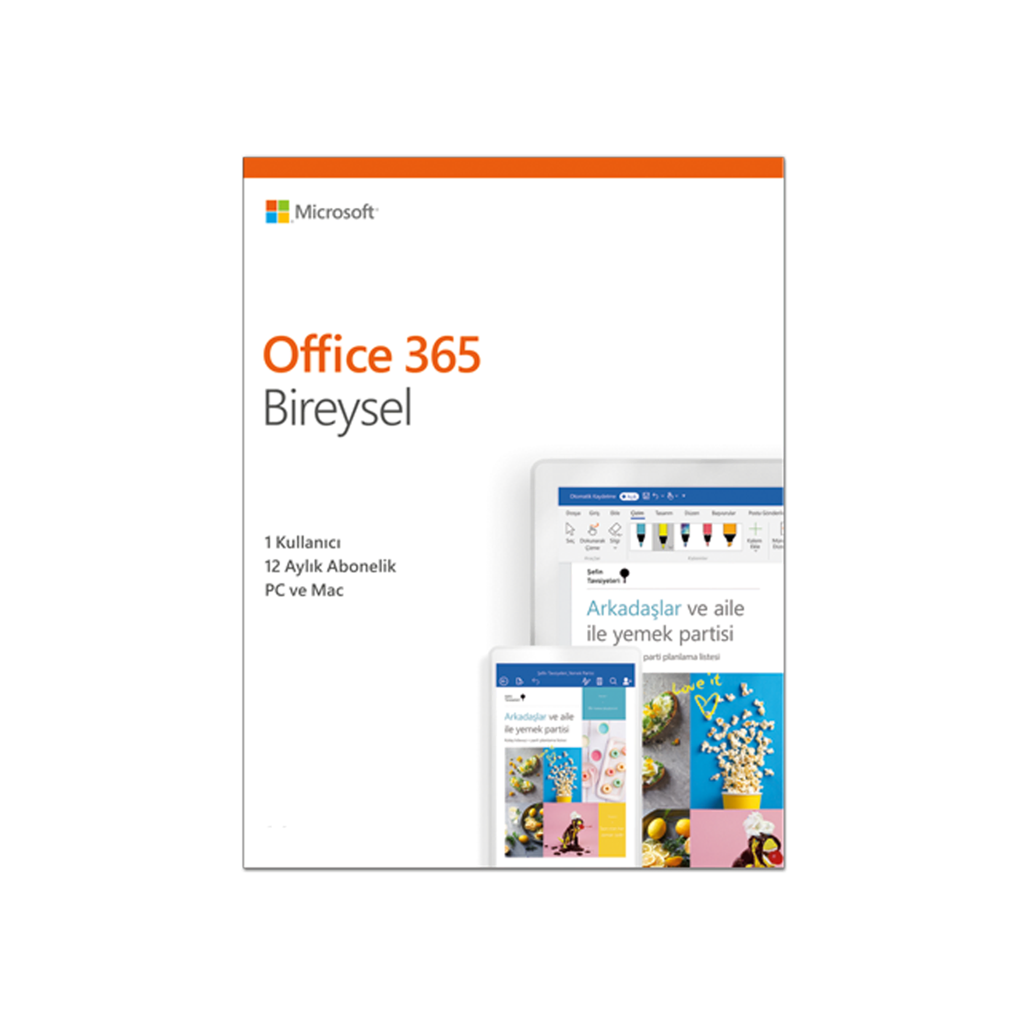 Microsoft 365 Bireysel Türkçe Yeni Çevre Birimleri