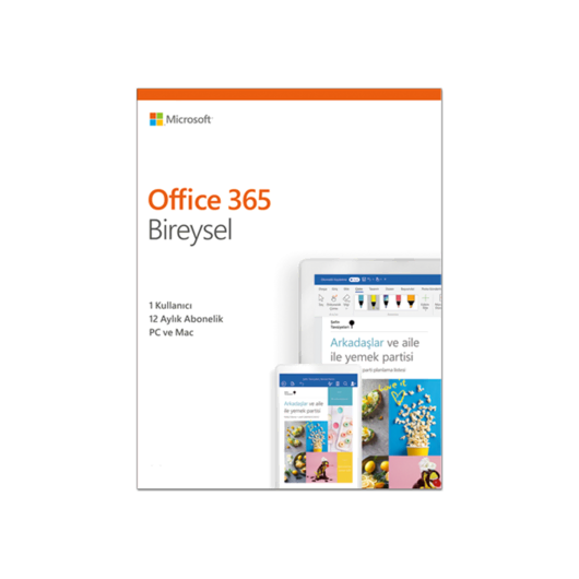 Microsoft 365 Bireysel Türkçe Yeni Çevre Birimleri