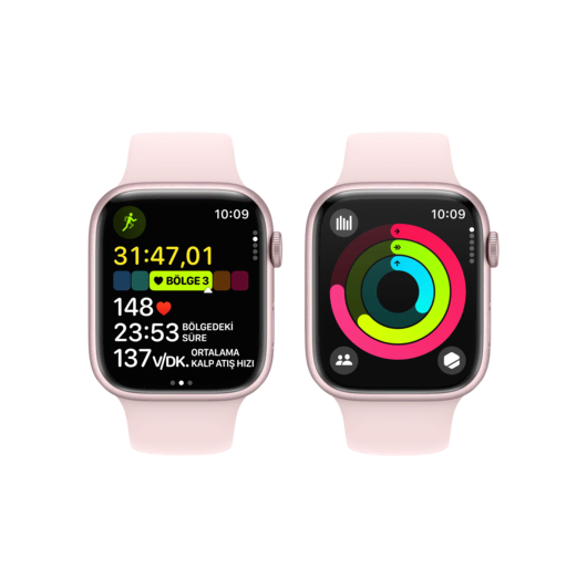 Apple Watch S9  41mm Pembe SB - S/M Akıllı Saat