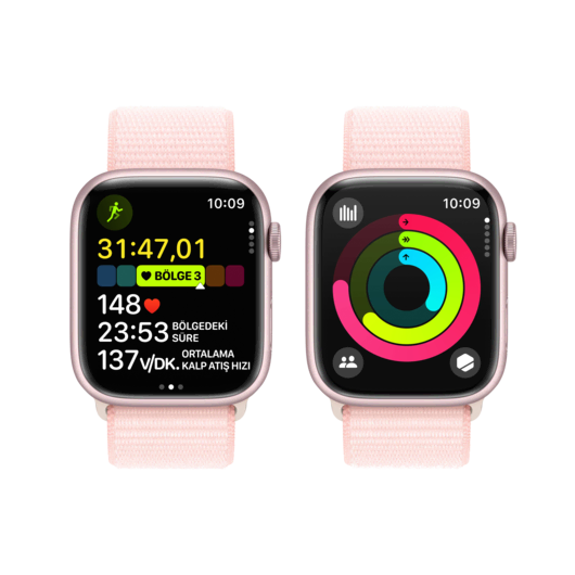 Apple Watch S9  41mm Pembe SL Akıllı Saat