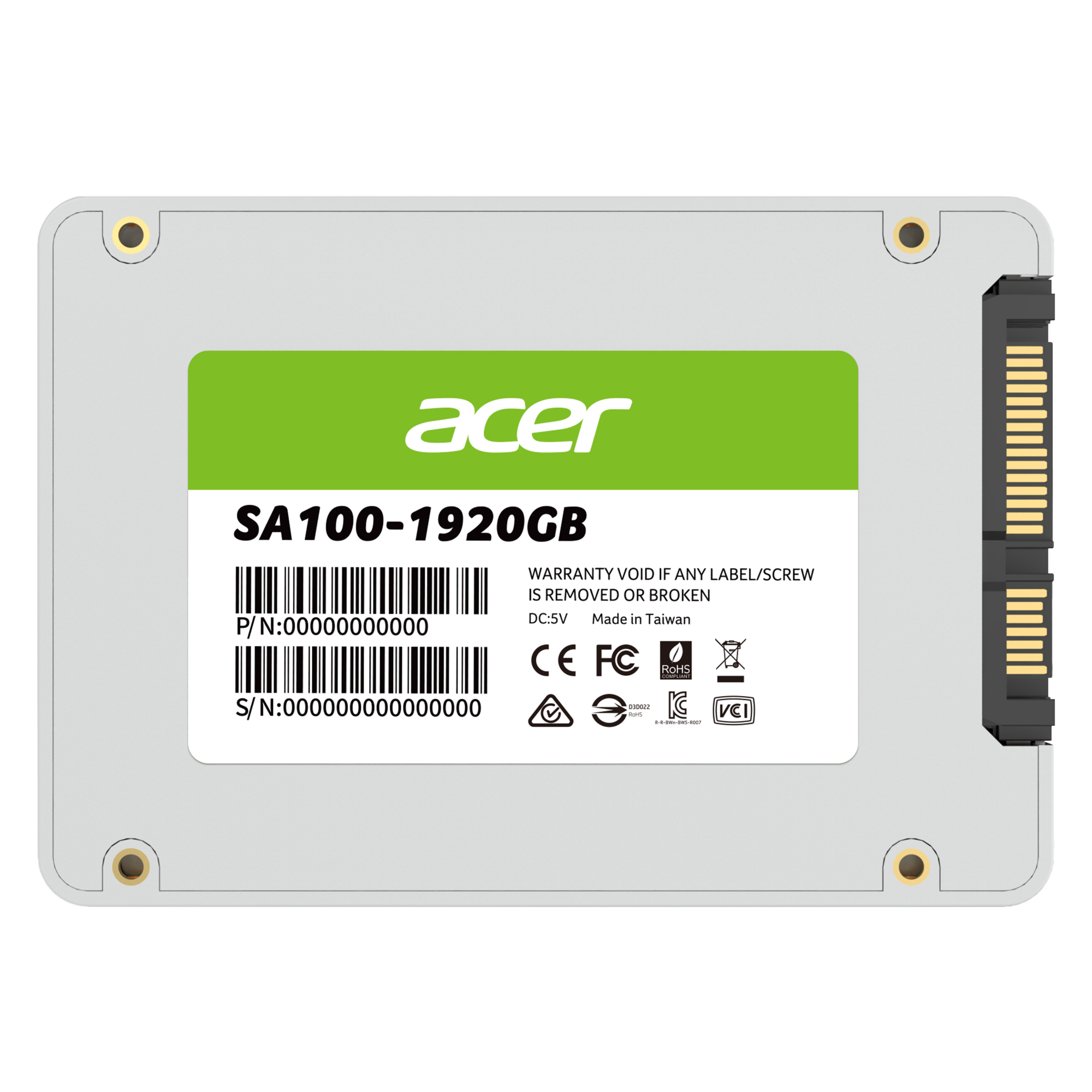 ACER SSD SA100 2.5'' 1920GB Çevre Birimleri