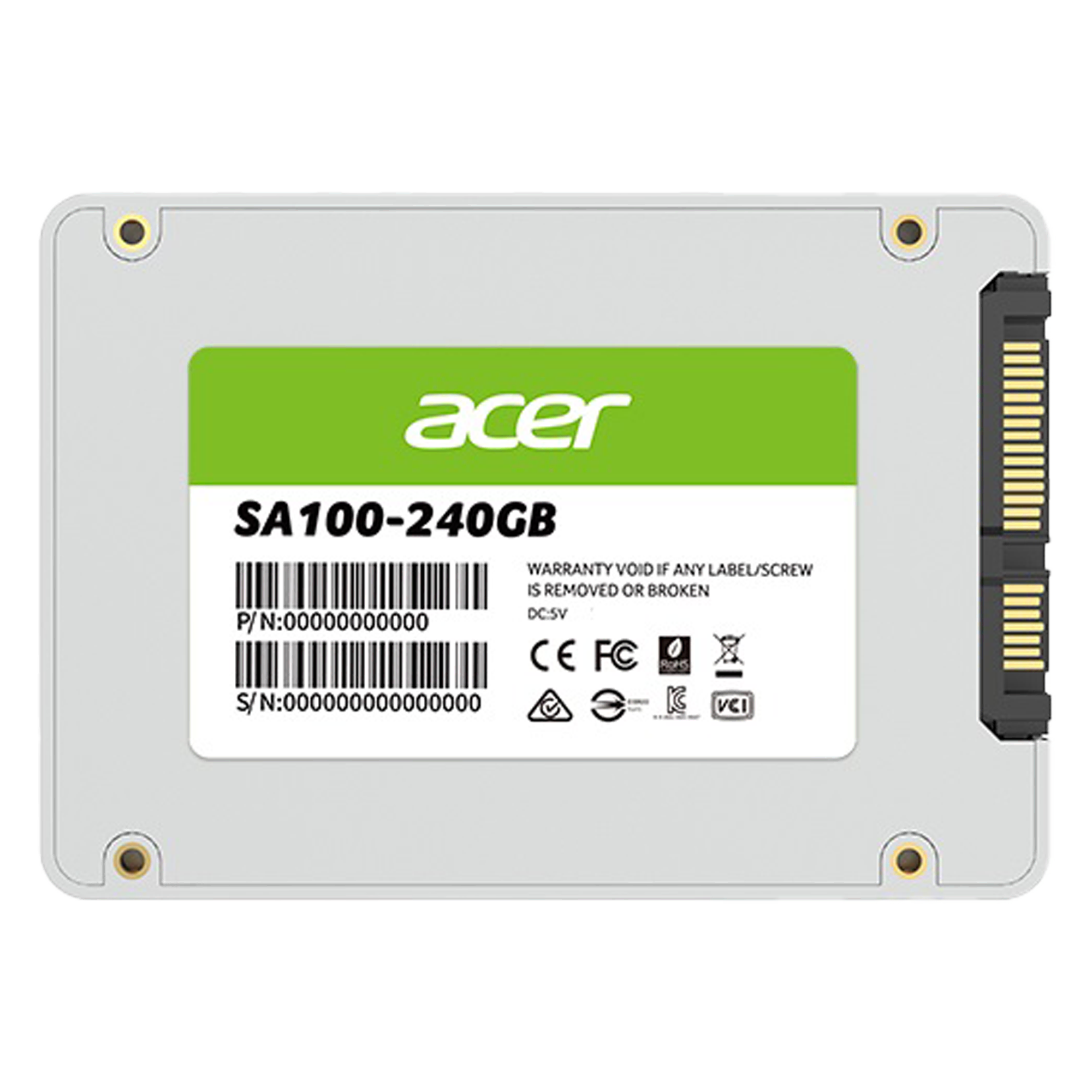 ACER SSD SA100 2.5'' 240GB Çevre Birimleri