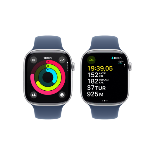 Apple Watch 10 GPS 42mm Gümüş SB-S/M Akıllı Saat