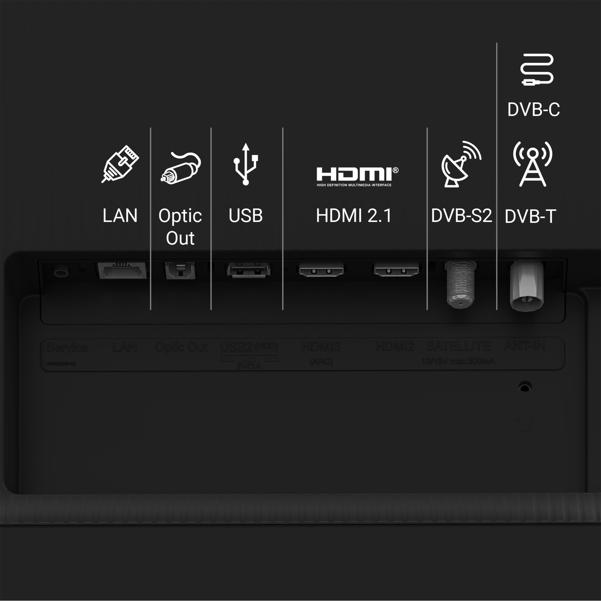 B75HU 500B2-A-BI Smart TV