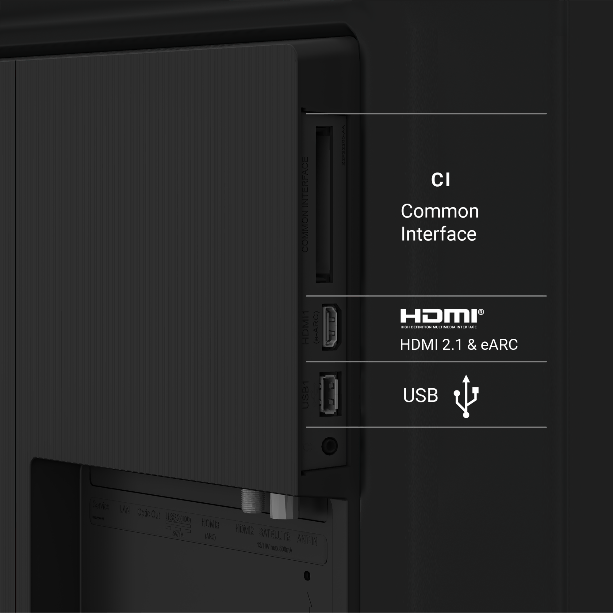 B75HU 500B2-A-BI Smart TV